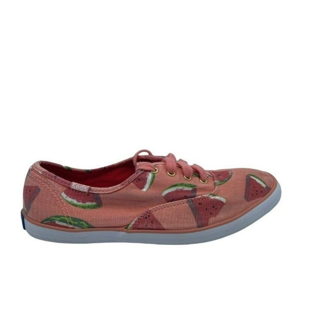 Keds Champion Sneakers Womens 7 Pink Watermelon Print Low Top Canvas - Picture 12 of 12